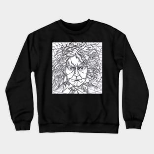 beethoven ink Crewneck Sweatshirt